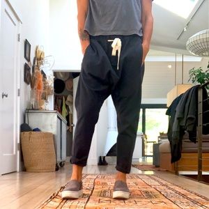 Bassike slouchy drawstring pant